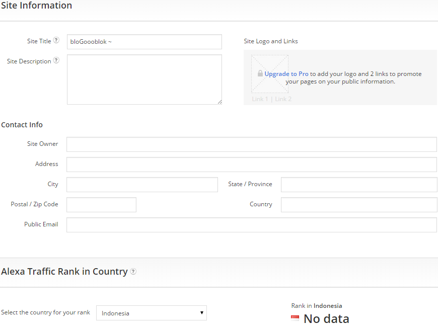 Cara Lengkap Verifikasi Blog di Situs Baru Alexa 27 Alexa 13