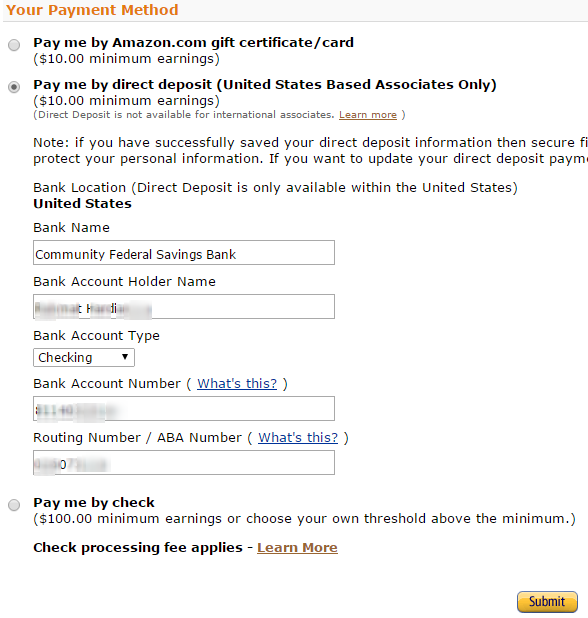 Cara Setting Pembayaran Amazon dengan Payoneer 7 Amazon.com Associates Central Home 2