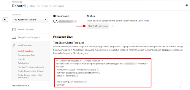 Cara Pasang Kode Google Analytics di WordPress 8 Analytics 1 1