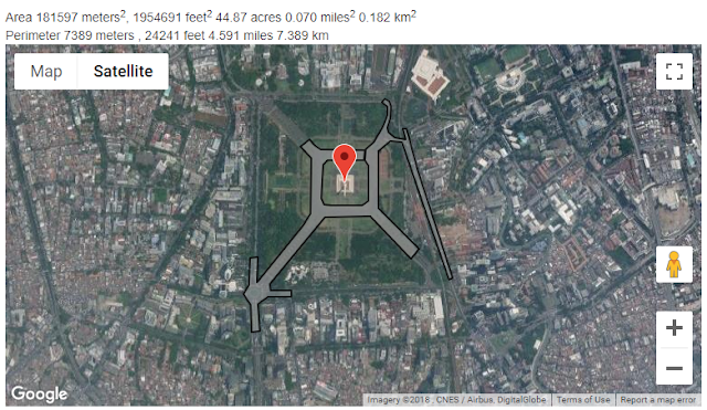 Area Calculator Outline a property on a google map and find its area