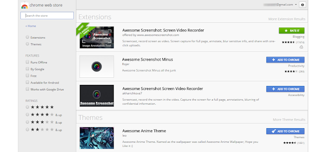 Cara Membuat Gambar Ilustrasi untuk Blog Tutorial 6 Chrome Web Store Awesome Screenshot