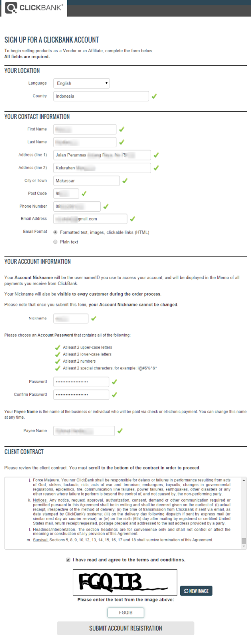 Cara Terbaru Mendaftar di ClickBank 7 ClickBank 1 1