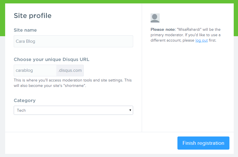 Cara Mudah Memasang Kolom Komentar Disqus di Blogspot 14 Disqus 3 1