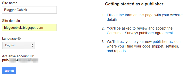 Mesin Uang Bernama Google Consumer Survey 7 Publishers Google Consumer Surveys 1 2