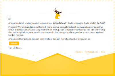 Undangan dari Program UC We media