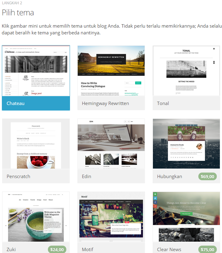 Cara Membuat Blog Gratis di WordPress 14 WordPress 4