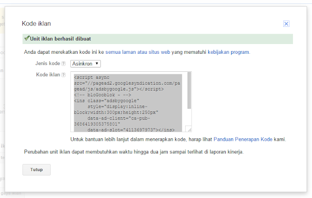 Cara Memasang Iklan Google Adsense di Blogspot 29 adsense 9