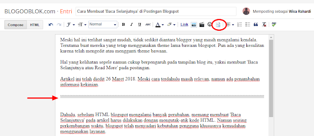 Cara Membuat 'Baca Selanjutnya' di Postingan Blogspot 6 baca selanjutnya