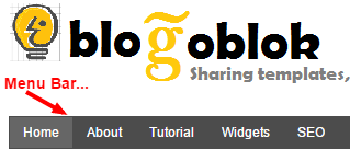 Membuat Tab Menu Bar dengan Mudah di Blogspot 9 bar