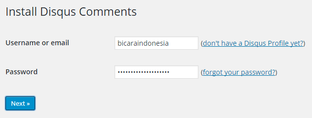 Cara Memasang Kolom Komentar Disqus di Wordpress 12 bicara disqus 2