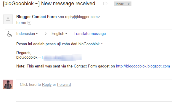 Formulir Kontak untuk Halaman Statis Blogger dengan CSS 17 bloGoooblok New message received. wisatalah gmail.com Gmail