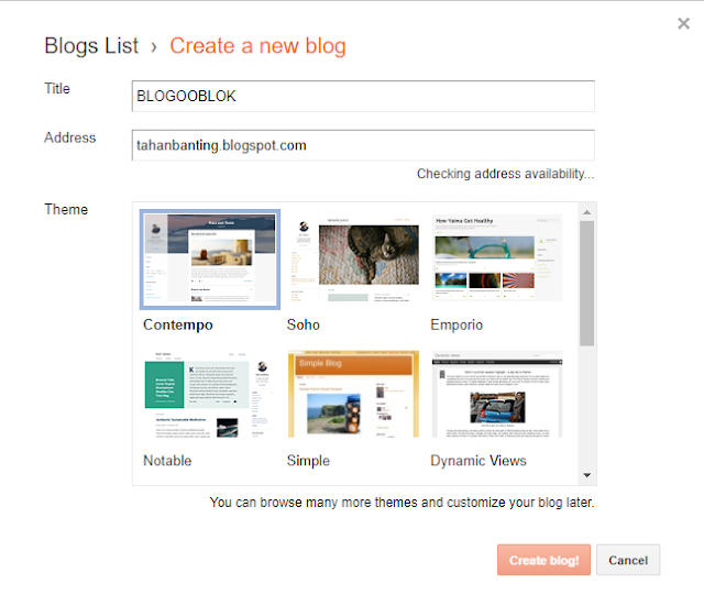 cara membuat blog 2