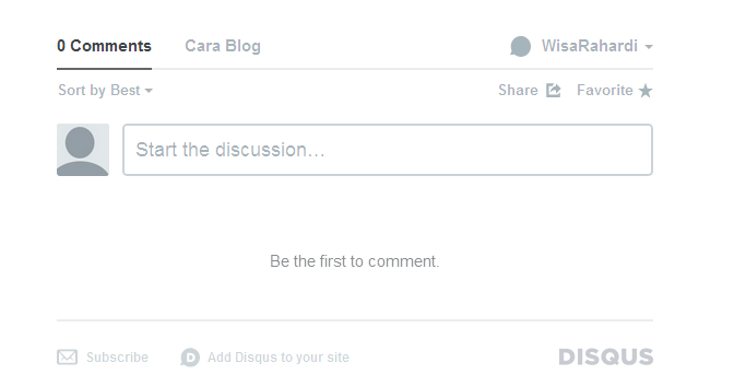 Cara Mudah Memasang Kolom Komentar Disqus di Blogspot 18 disqus 7