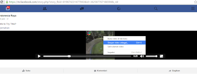 Cara Mudah Download Video dari Facebook 7 face