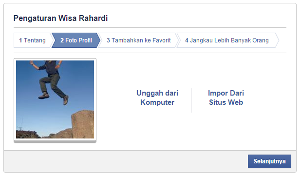 Cara Merubah Profil Facebook Menjadi Halaman Fan Page 14 fb 4