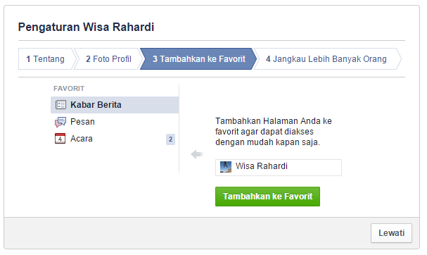 Cara Merubah Profil Facebook Menjadi Halaman Fan Page 15 fb 5