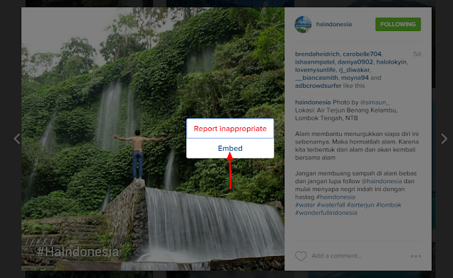 Cara Menautkan Foto Instagram Kedalam Postingan Blog 6 hai 2 1