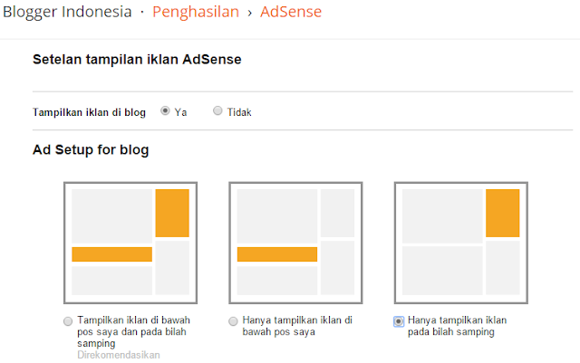 3 Cara Memasang Iklan Adsense Versi Mobile Tanpa Koding 6 iklan