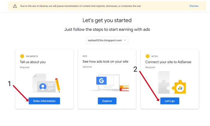 Cara Mendaftar Google Adsense dari Blog Blogspot