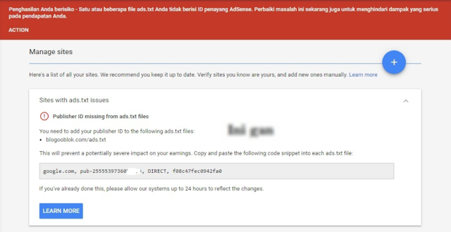Cara Mengaktifkan Ads.txt Untuk Publisher Adsense 9 kode ads 1