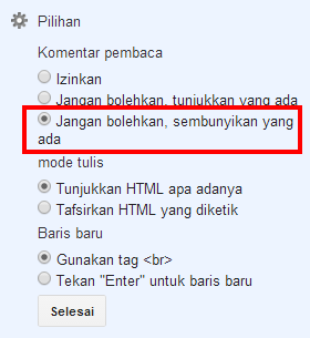 Cara Menghilangkan Kolom Komentar Pada Halaman Blogspot 11 komentar5 1