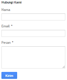Menambahkan Contact Form di Sidebar Blogger 8 kontak 2 1