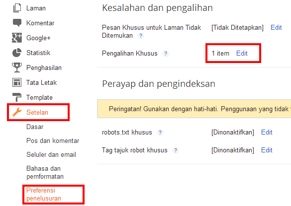 Cara Membuat Halaman Statis di Blogspot 13 laman3