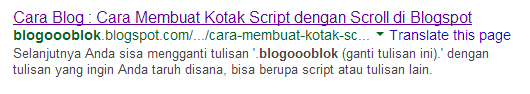 Cara Merubah Susunan Title Postingan di Google 5 title