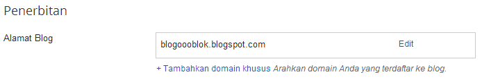 Cara Mengganti Alamat/URL Blogspot 6 url