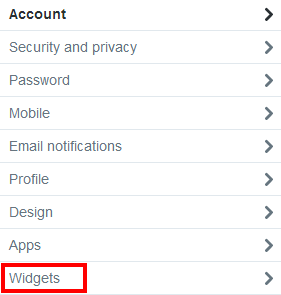 Cara Memasang Box Twitter di Blogspot 9 widget Twitter 1