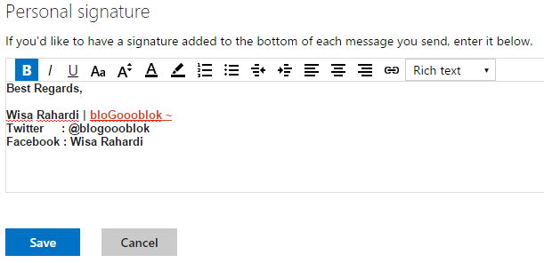 Pernahkah Anda menerima sebuah email dengan beberapa informasi tentang pengirimnya diakhir Cara Membuat Signature Pada Gmail, Yahoo dan Outlook